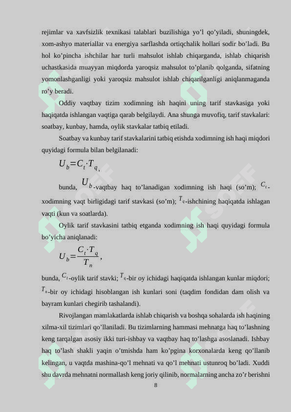 Ish haqining mohiyati va iqtisodiy mazmuni 8