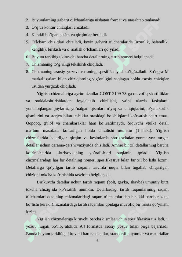 YIG’ISH CHIZMALARIDA AKSANAMETRIK PROYEKSIYALARNI BAJARISH 6
