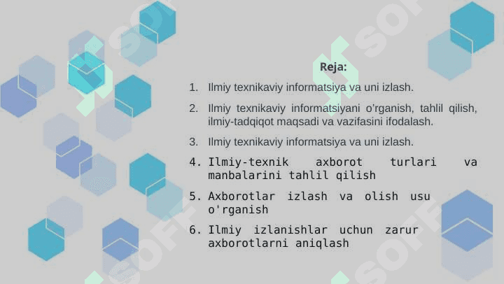 Ilmiy-texnikaviy adabiyotlarni tahlil qilish usullari 2