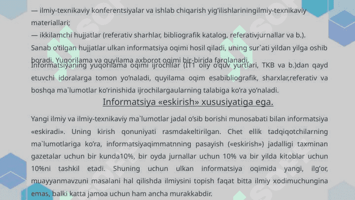 Ilmiy-texnikaviy adabiyotlarni tahlil qilish usullari 5