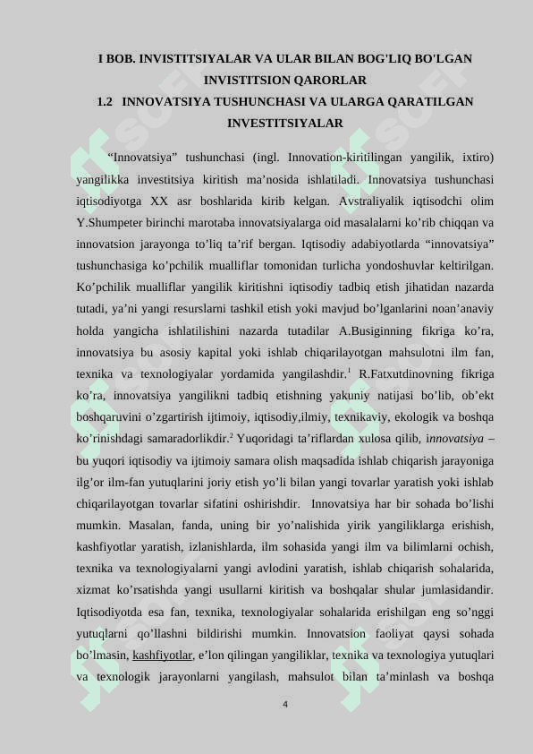 INVISTITSIYALAR VA ULAR BILAN BOG'LIQ BO'LGAN INVISTITSION QARORLAR 4