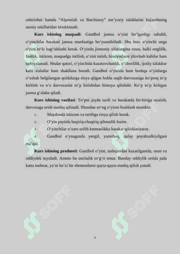 Gandbolchilarning o‘quv mashg‘uloti yig‘inlarini o‘tkazish tartibi va qoidalari 3