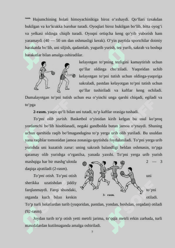 Gandbolchilarning o‘quv mashg‘uloti yig‘inlarini o‘tkazish tartibi va qoidalari 7