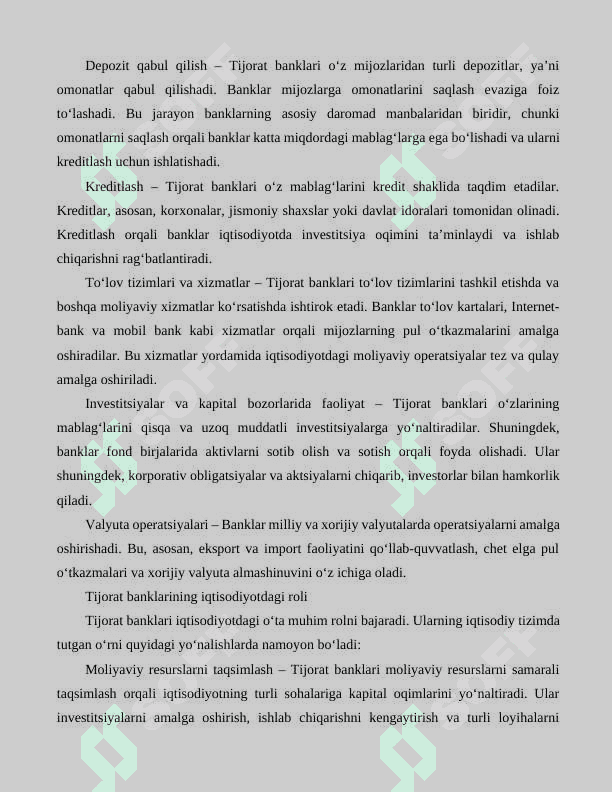 Tijorat banklari siyosati 7