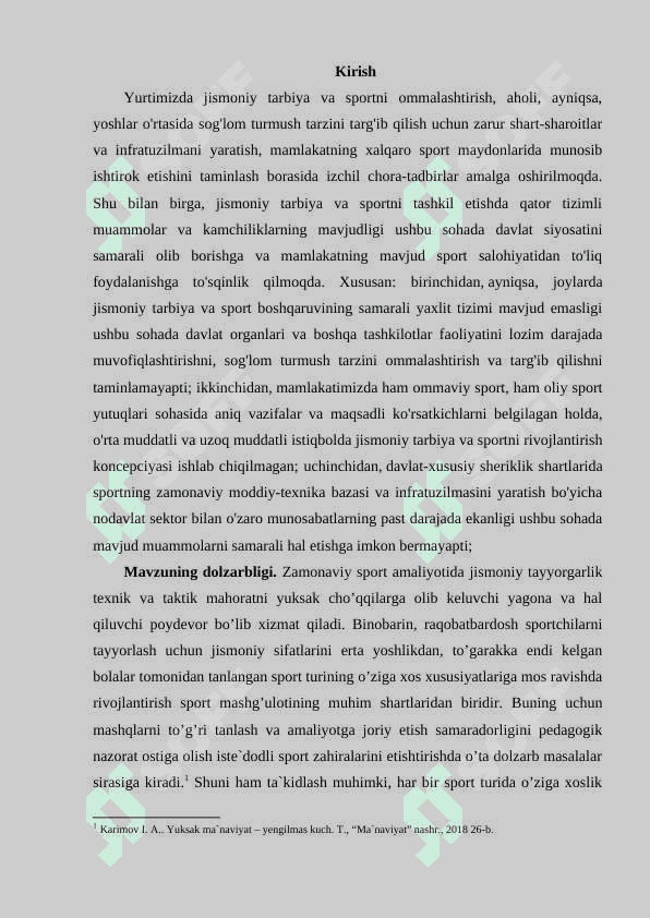 VOLEYBOL SPORT TURINI RIVOJLANTIRISHNING TASHKILIY, ILMIY VA USLUBIY ASOSLARI 2