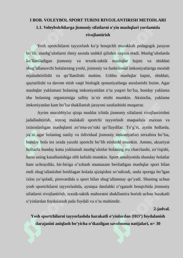 VOLEYBOL SPORT TURINI RIVOJLANTIRISHNING TASHKILIY, ILMIY VA USLUBIY ASOSLARI 4