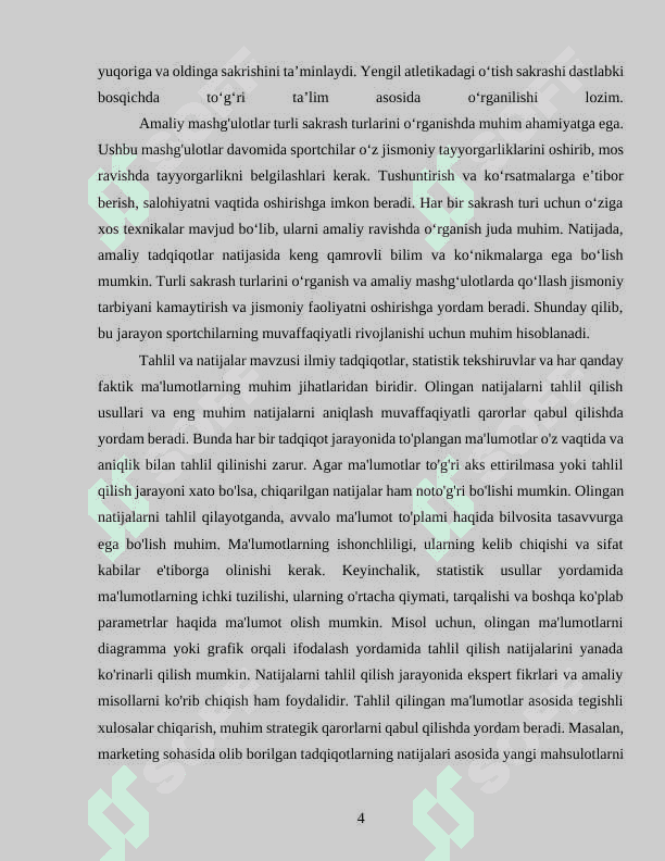 Sakrash turlari texnikasini o'rgatish metodikasi 4