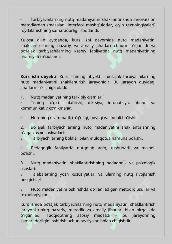 Bo’lajak tarbiyachining nutq madaniyatini shakillantrishning xususiyati 7