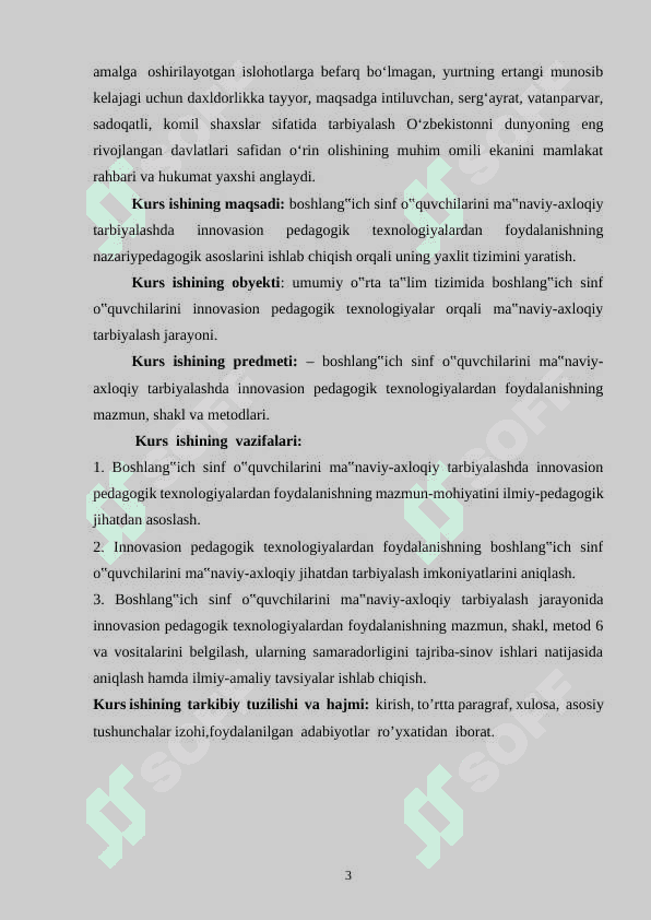 TARBIYAVIY TADBIRLAR VOSITASIDA BOSHLANG’ICH SINF O’QUVCHILARIGA MA’NAVIY-AXLOQIY TARBIYA BERISH-NING PEDAGOGIK AHAMIYATI 3