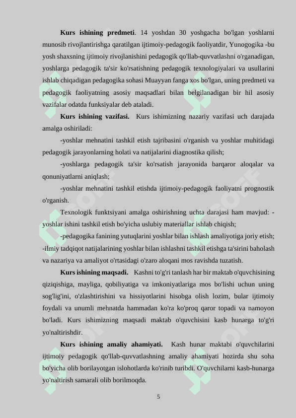 Kasb-hunar maktabi o`quvchilarini ijtimoiy-pedagogik qo‘lab-quvvatlash 5