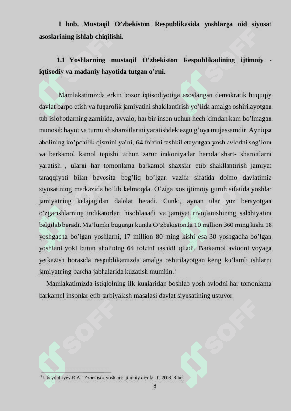 O‘zbekistonda yoshlarga oid siyosatning xuquqiy asoslari 7