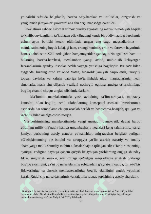 O‘zbekistonda yoshlarga oid siyosatning xuquqiy asoslari 8