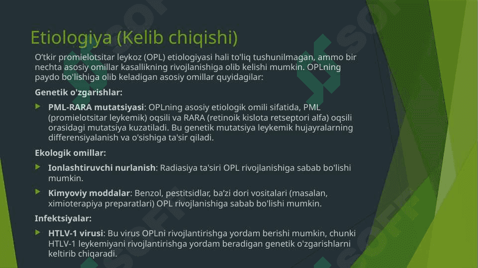 O’tkir promielotsitar leykoz 3
