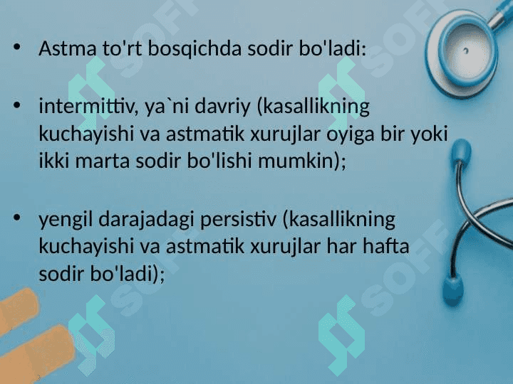 Bronxial astma . O‘pka emfizemasi 5