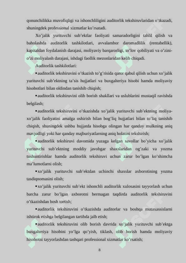 AUDITORLIK TEKSHIRUVLARI JARAYONIDA BUXGALTERIYA HISOBI VA ICHKI NAZORAT TIZIMINI BAHOLASH 7