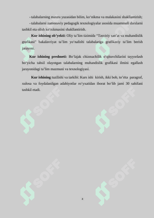 Birikmali detallar tayyorlash konissimon shakildor va fason yuzalar hosil qilish hamda ishlov berish texnologiyasini o’rganish 4