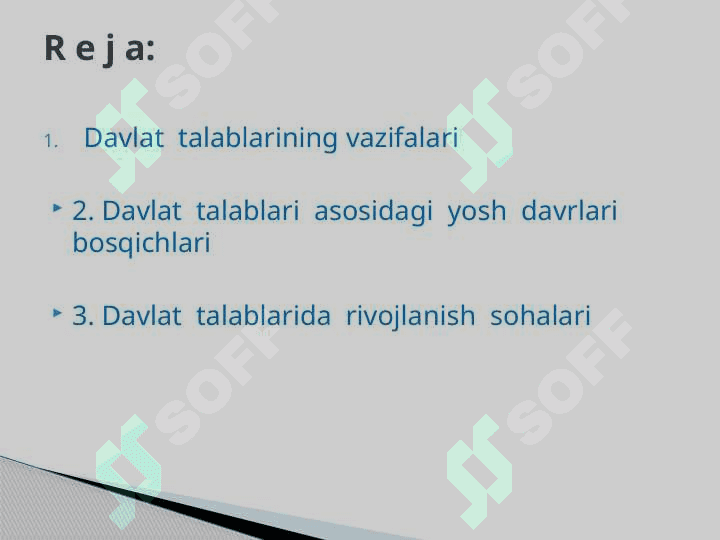 O’zbekiston Respublikasining ilk va maktabgacha yoshdagi bolalar rivojlanishiga qo‘yiladigan Davlat talablari 2