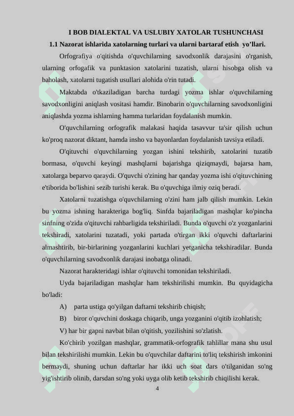 DIALEKTAL VA USLUBIY XATOLAR VA ULARNI BARTARAF QILISH YOʻLLARI 4