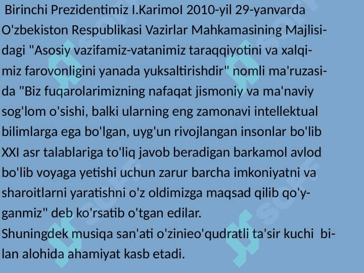 Musiqa asrlarini tinglash va tahlil qilish 4