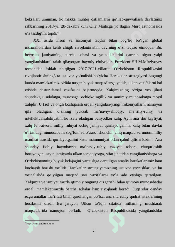 HARAKATLAR STRATEGIYASINING KENG KO’LAMLI ISLOHOTLAR SAMARADORLIGINI OSHIRISHDAGI AHAMIYATI 7