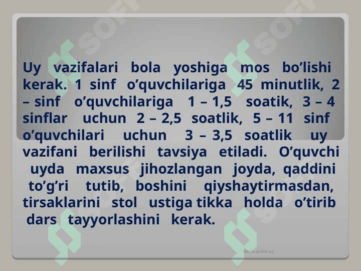 Yosh fiziologiyasida kun tartibining ahamiyati 3