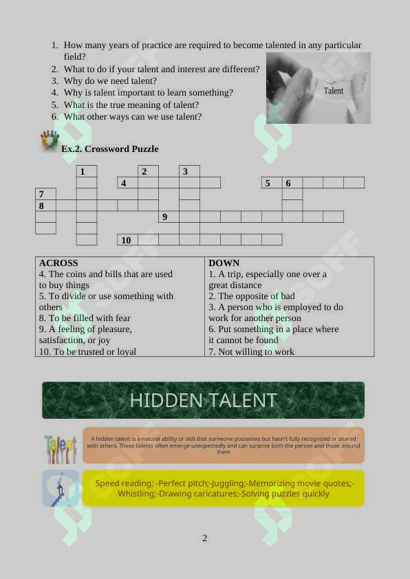 Hidden talent 2
