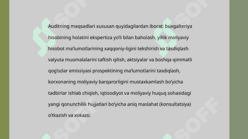 AUDIT TEKSHIRUVINI REJALASHTIRISH 2