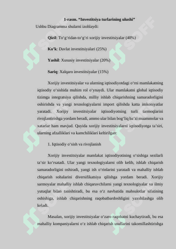 Iqtisodiyotga xorijiy investitsiyalarni jalb qilishning mintaqaviy xususiyatlari va ularni boshqarish samaradorligi 6