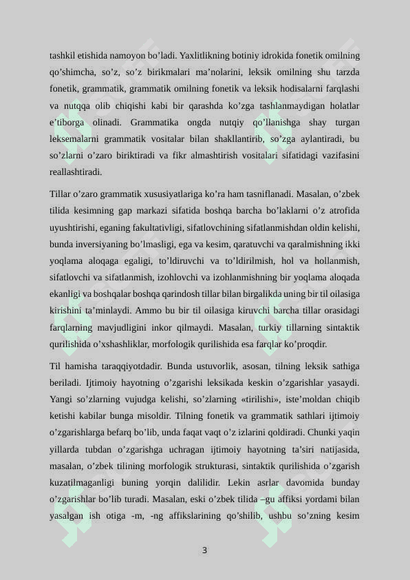 “Ozbek tilshunosligida morfema va qoshimchalar munosabat masalasi 3