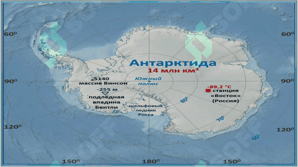 Antarktida iqlim mintaqasi xaritasini tuzish 2