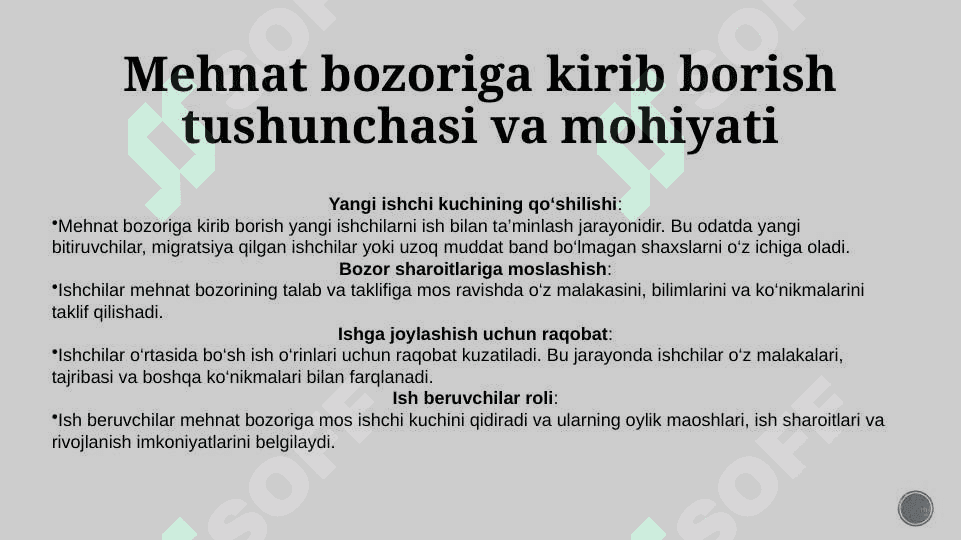 Mehnat bozoriga kirib borish 4