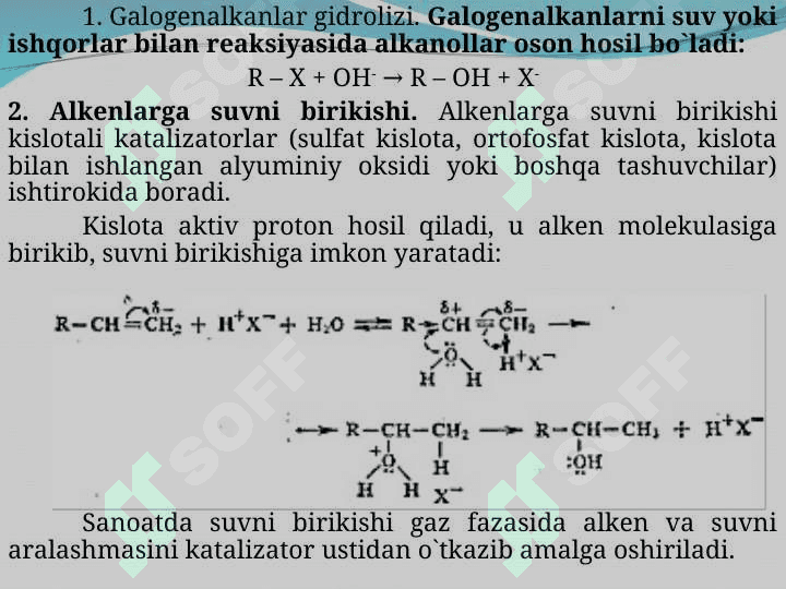 Uglevodorodlarning gidroksilli hosilalari. Spirtlar 3