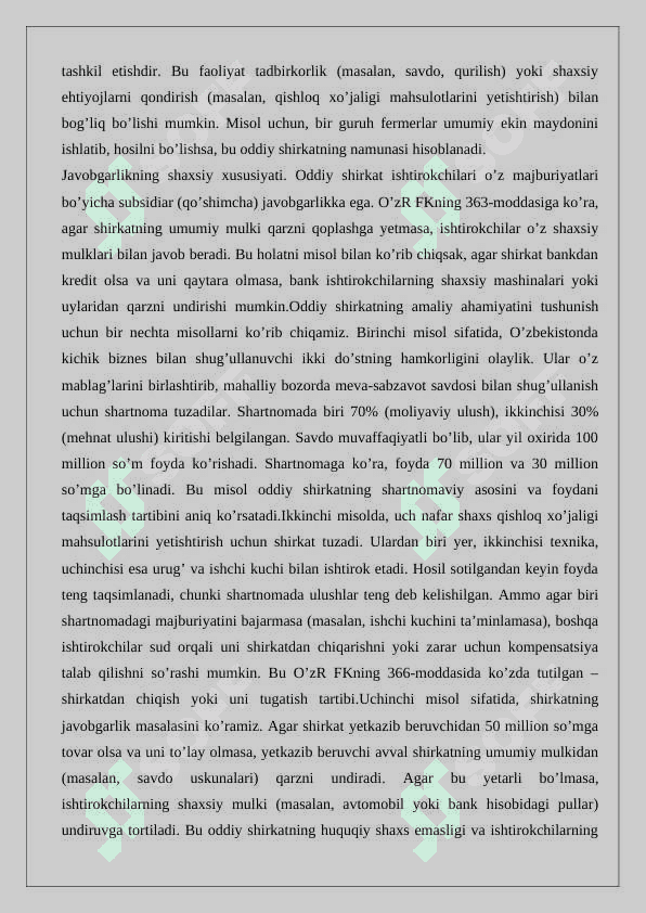 Oddiy shirkat 7