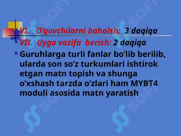 Son so'z  turkumi 6