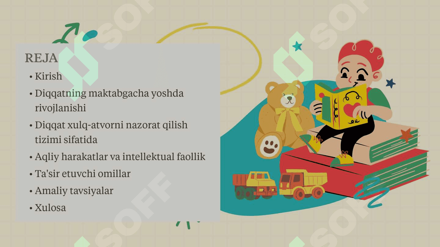 MAKTABGACHA YOSHDAGI BOLALARDA DIQQATNING SHAKLLANISHI XULQ-ATVORNI NAZORAT QILISH TIZIMI SIFATIDA: AQLIY HARAKATLAR VA INTELLEKTUAL FAOLLIKNING EGALLANISHI 2