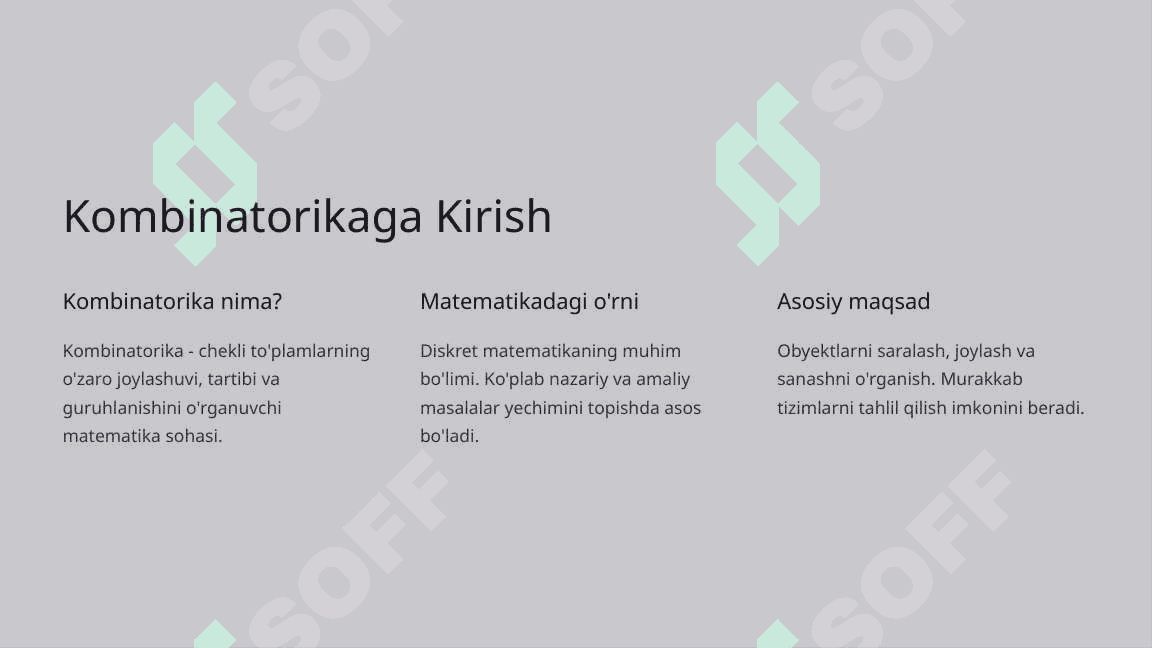 Kombinatorika elementlari 3