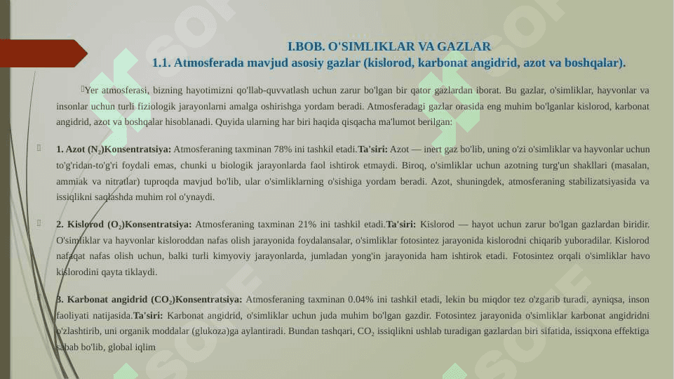 O`simliklarning gazlarga chidamliligi 3