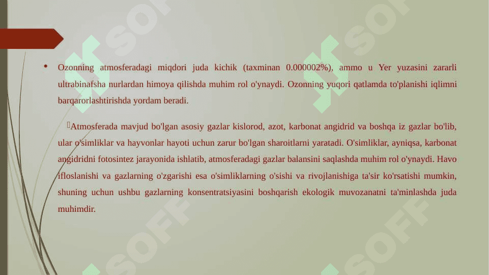 O`simliklarning gazlarga chidamliligi 4