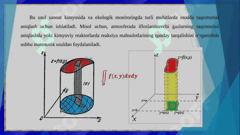 Karrali integrallarning kimyodagi tadbiqlari 4