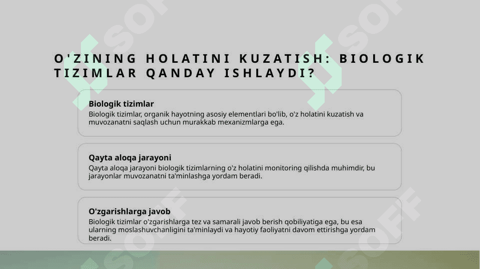 Biologik qayta aloqa 4