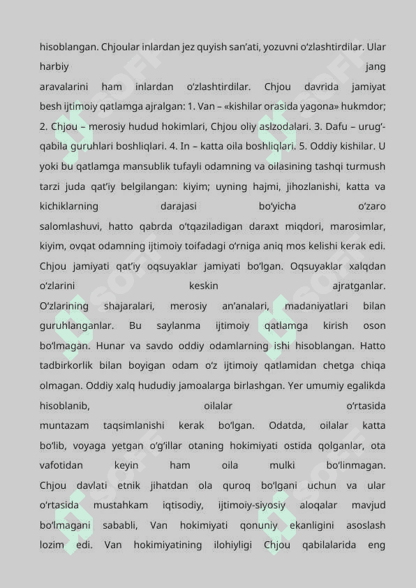 Xitoy sivilizatsiyasining o'ziga xos xususiyatlari 8