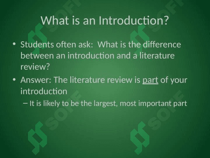 How to Write an Introduction 6