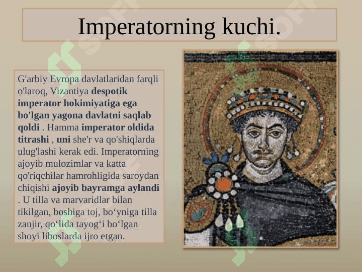 Yustinian davrida Vizantiya imperiyasi 6