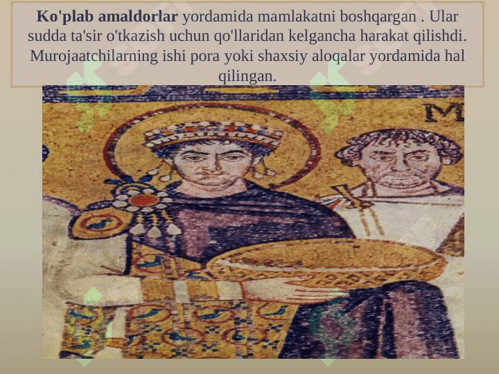 Yustinian davrida Vizantiya imperiyasi 8