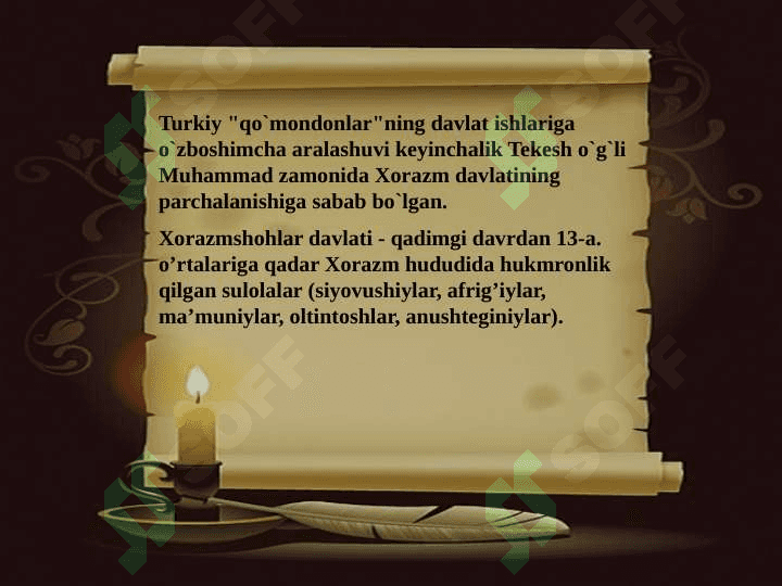 Xorazmshohlar davlati 6