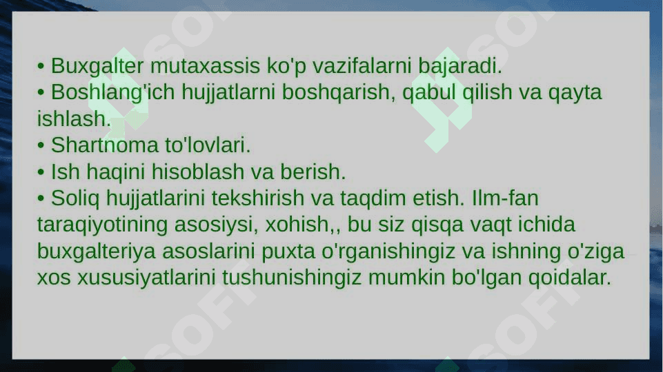 Ishlab chiqarish harajatlari va mahsulot tannarxini hisoblash 5