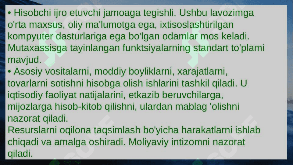 Ishlab chiqarish harajatlari va mahsulot tannarxini hisoblash 8