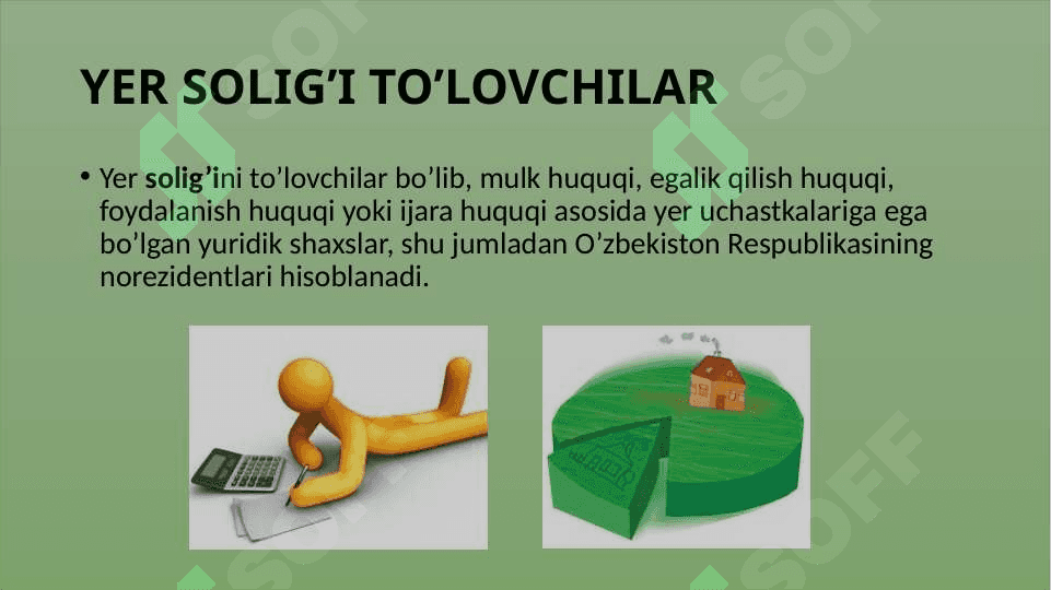 Soliq va Soliqa tortish fanidan mustaqil ishi 4