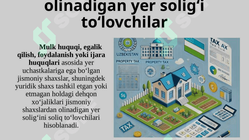 Soliq va Soliqa tortish fanidan mustaqil ishi 7