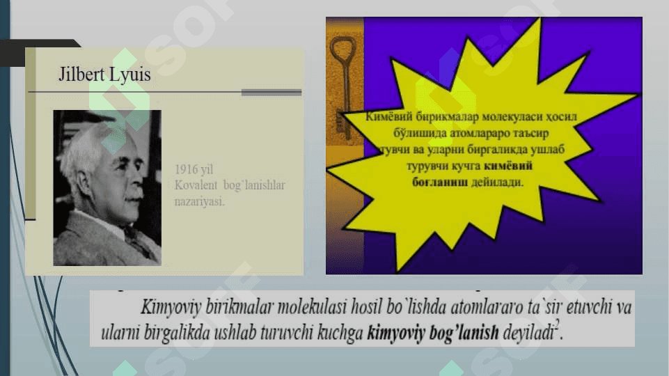 Kimyoviy bog'lanishlar va molekula tuzilishi 4